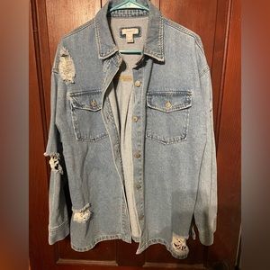 Forever 21 denim jacket. Size large.